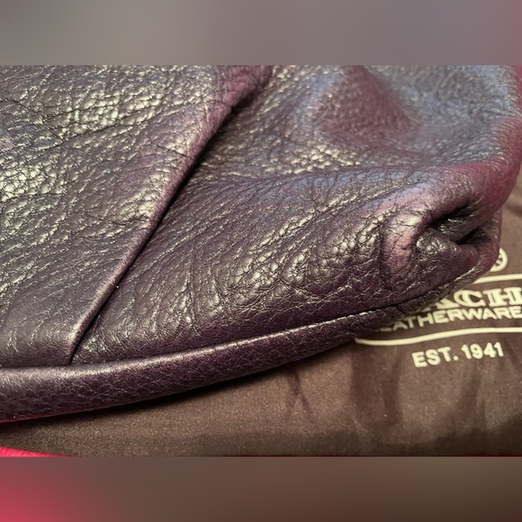Deep Purple Coach Purse - Picture 5 of 15